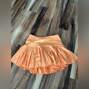Gold Hinge Orange Tennis skirt - Size XS